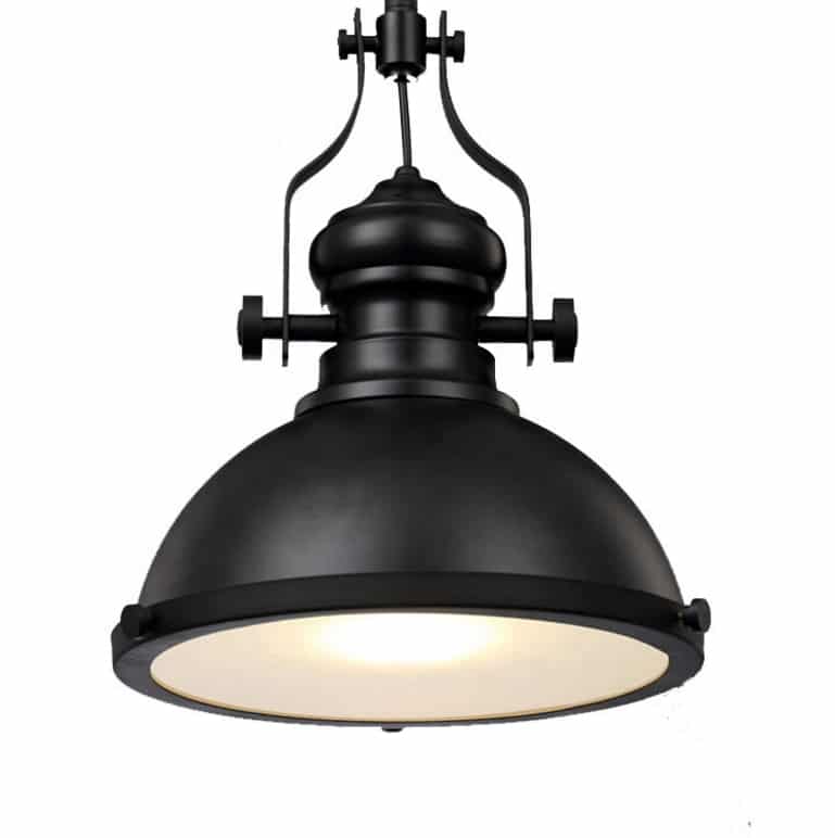 Industriële hanglamp zwart 30cm