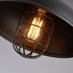 Industriële Hanglamp - zwart - 33cm