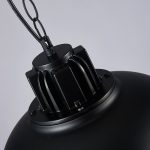 Industriële Hanglamp - zwart - 33cm