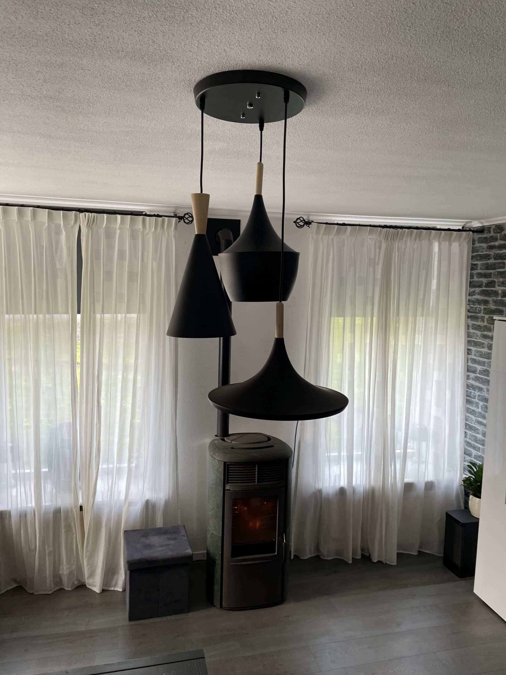 Hanglamp set van 3 lampen