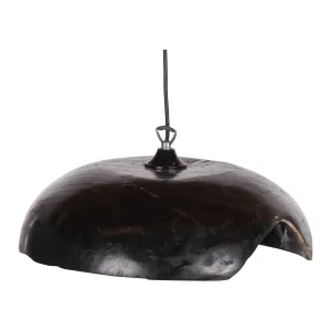 Hanglamp teak zwart