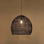 gevlochten hanglamp Rotan