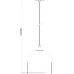 Moderne hanglamp smoked glas