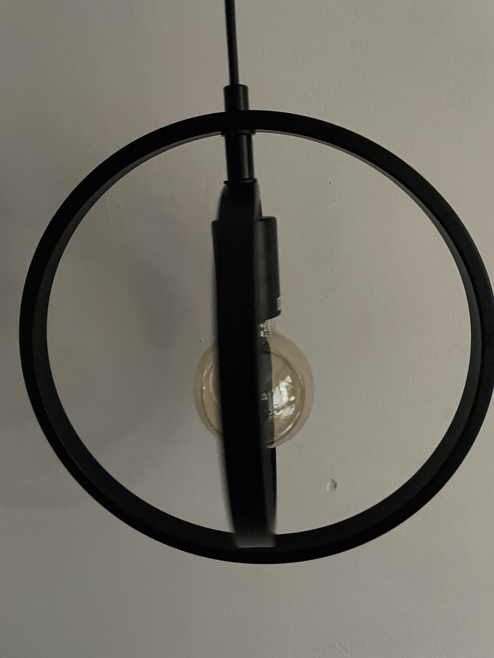 Industriële hanglamp ronde ringen 30cm