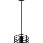 Industriële hanglamp zwart 16cm