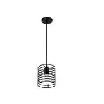 Industriële hanglamp zwart 16cm