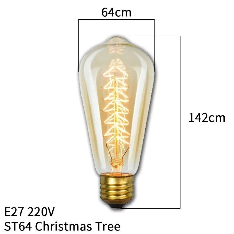 LED lichtbron A19 Spiral