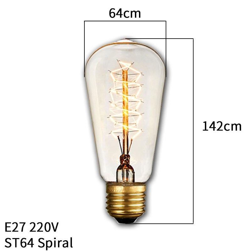 LED lichtbron A19 Spiral