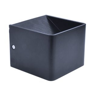 Wandlamp kubus zwart