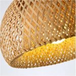 Bamboe hanglamp naturel 30cm