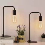 Moderne tafellamp zwart