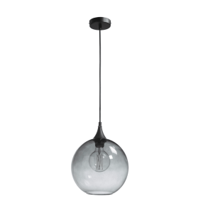 Moderne hanglamp smoked glas