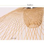 Hoed bamboe hanglamp 45cm