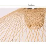 Hoed bamboe hanglamp 45cm