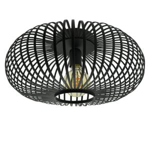 Plafondlamp metalen kooi