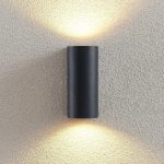 Wandlamp - voor binnen en buiten - up and down - Zwart - IP44