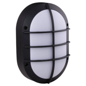 Robuuste Buitenlamp met Raster – Weerbestendige Wandlamp voor Tuin, Oprit of Schuur